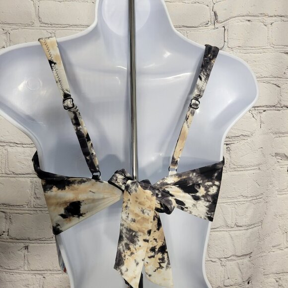 Bar III Women's Wet'N Wild Square-Neck Bikini Top and V-Cut High Waist Bottom - Picture 5 of 7